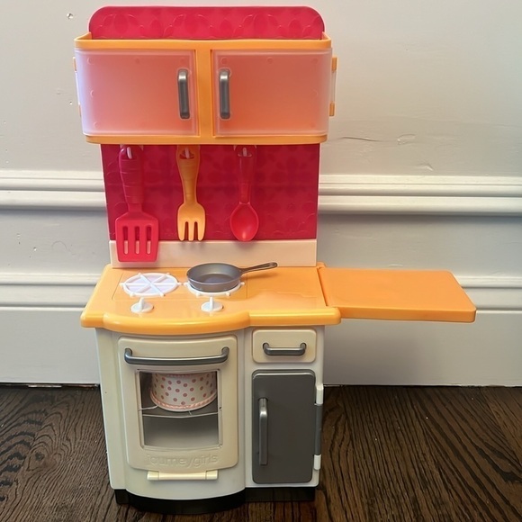 Journey Ultimate Deluxe Kitchen Set & Utensils Oven Fridge Stove for Dolls 18”